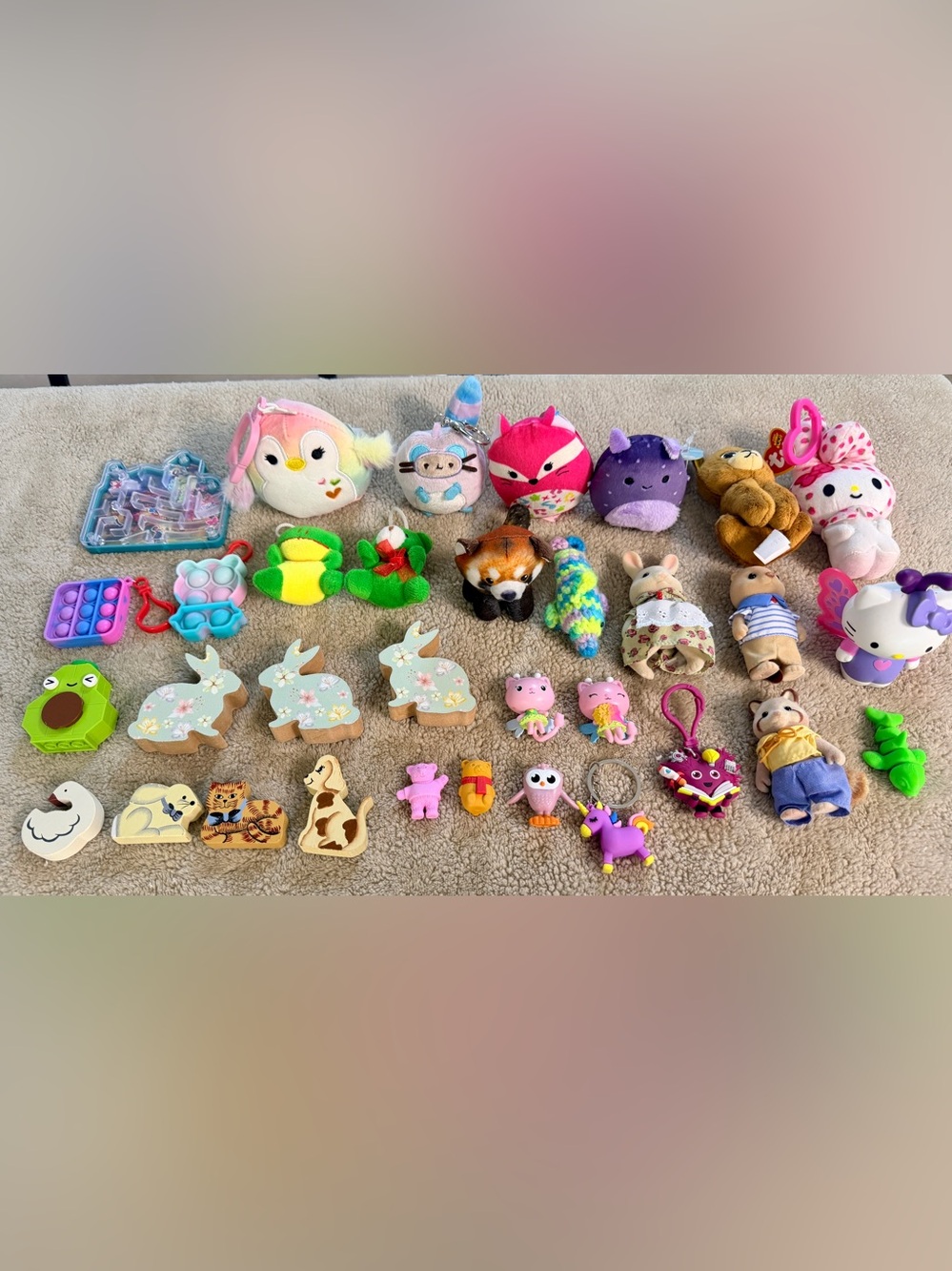 Trinket Box Toys, Miniatures Stuffed Animals Quantity 30